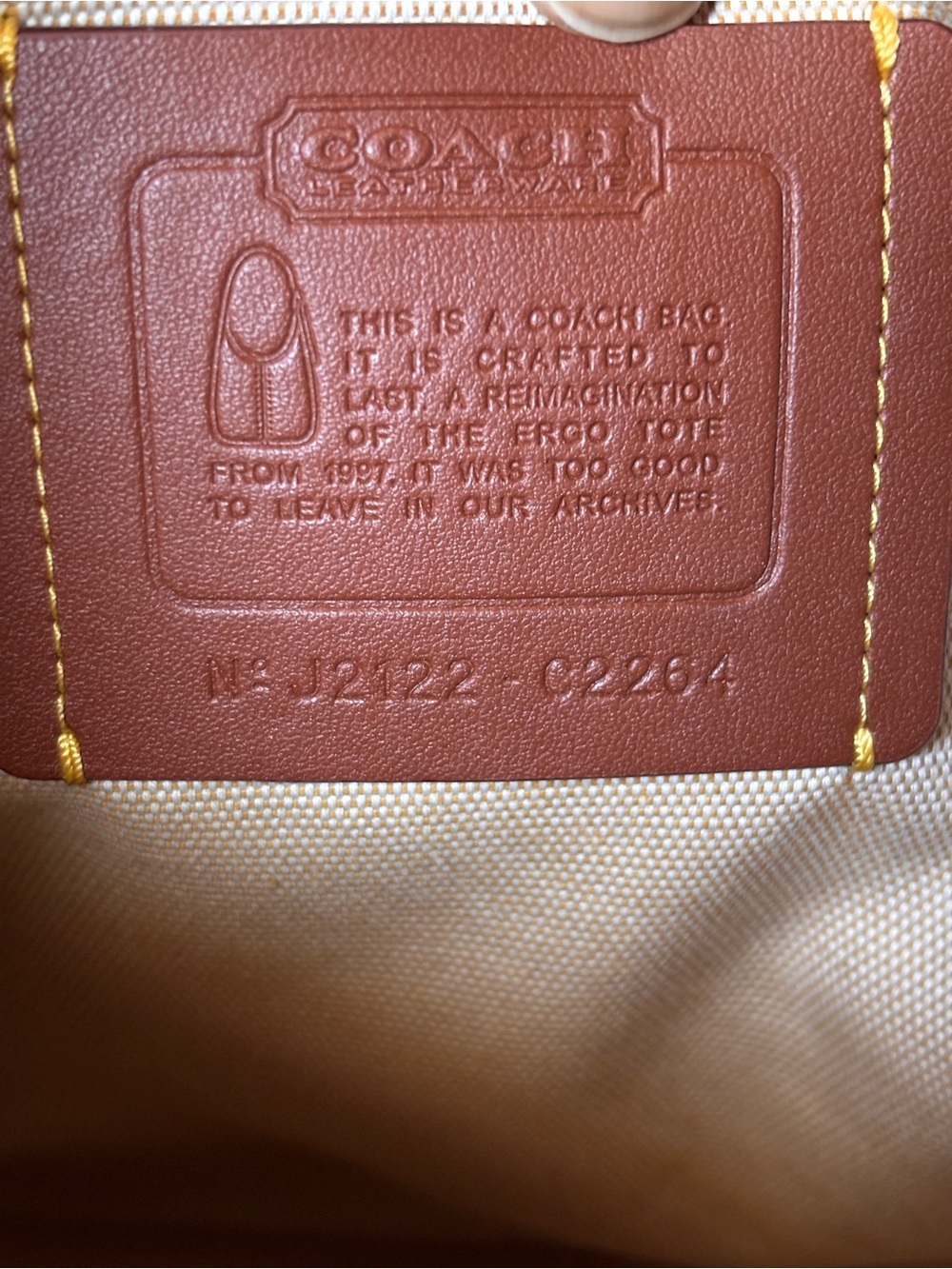 Coach Ergo Shoulder Bag 33 in Natural - Picture 10 of 15